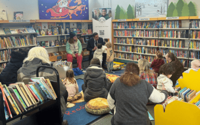 Story Time at Hazel Grove Library warms a Winter’s day